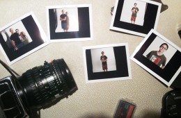 Polaroids and Camera of Graeme Taylor Shoot