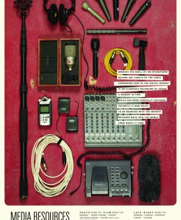 Audio Equipment – Poster design by Joe Granato